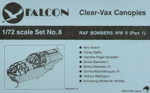 Falcon CV0872 1:72 RAF Bombers WWII part 1 canopies