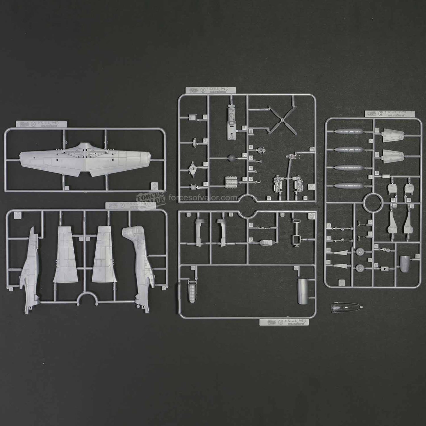 Forces Of Valor 873010A 1:72 North-American P-51D Mustang Great Britain, January, 1945