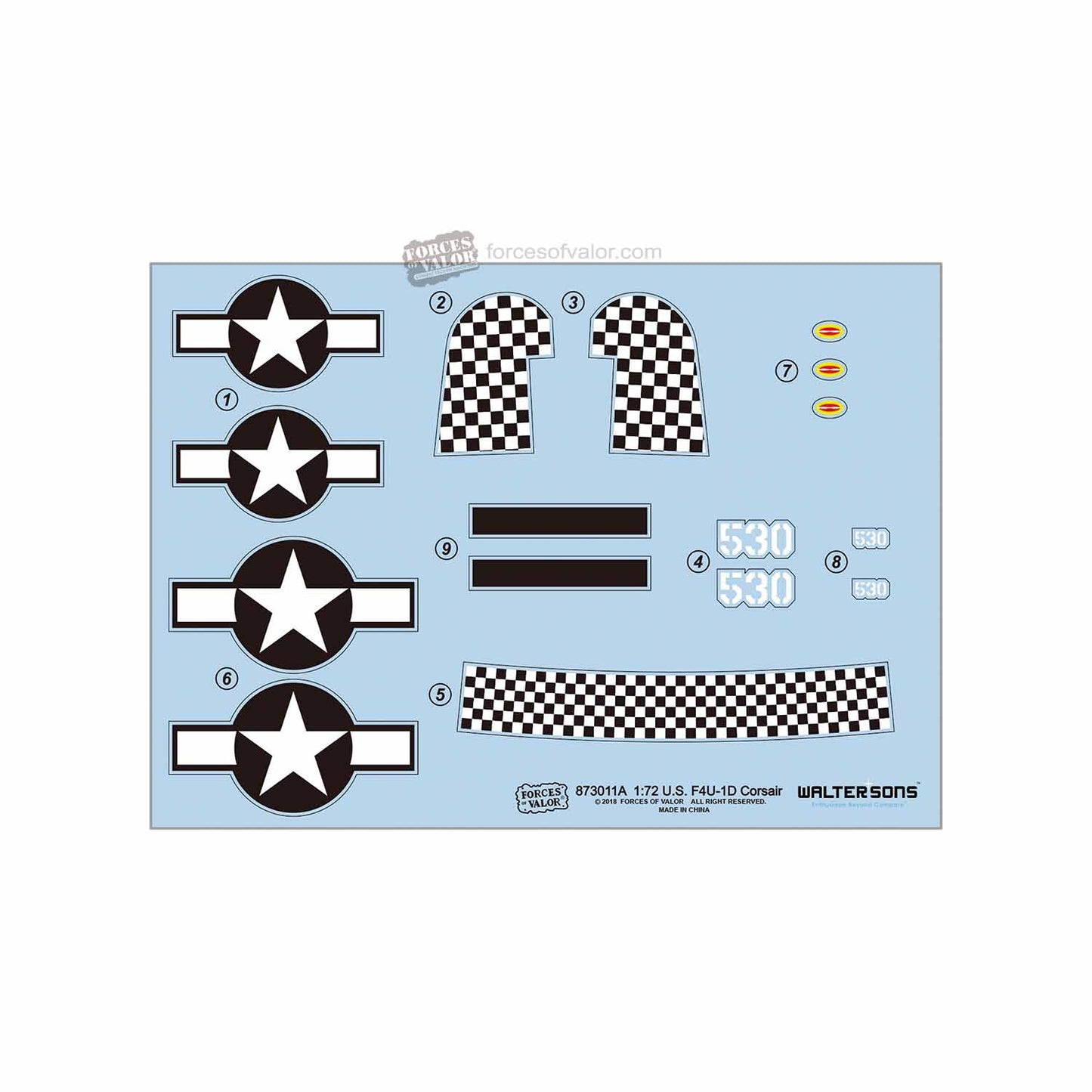 Forces Of Valor 873011A 1:72 Vought F4U-1D Corsair Okinawa, May, 1945