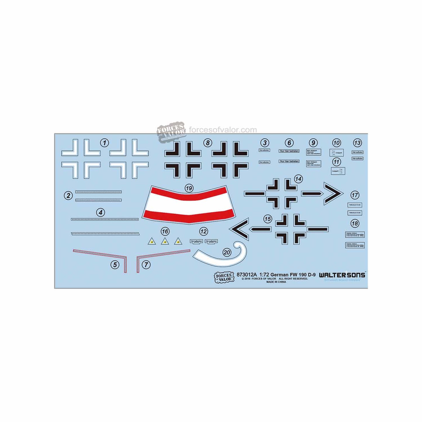 Forces Of Valor 873012A 1:72 Focke-Wulf Fw-190D-9 Sorau, Germany, February 1945
