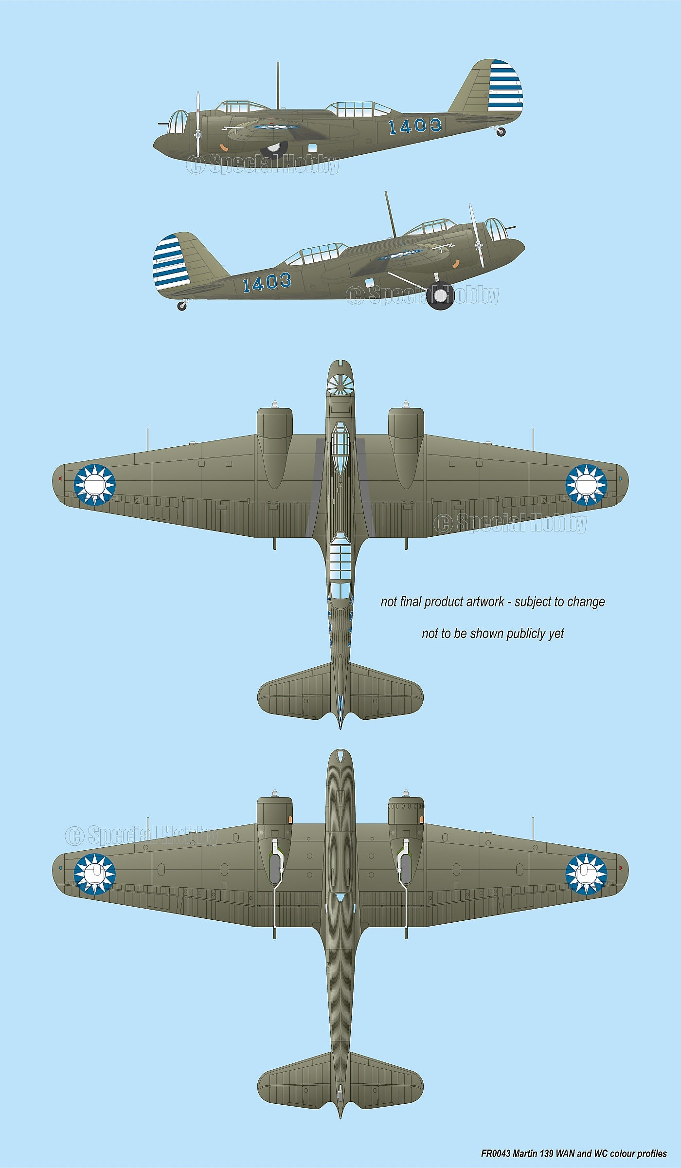 Frrom-Azur FR043 1:72 Martin B-10 Export WC/WAN