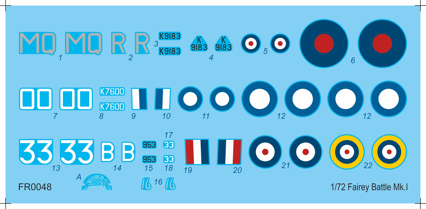 Frrom-Azur 0048 1:72 Fairey Battle Mk.I AASF