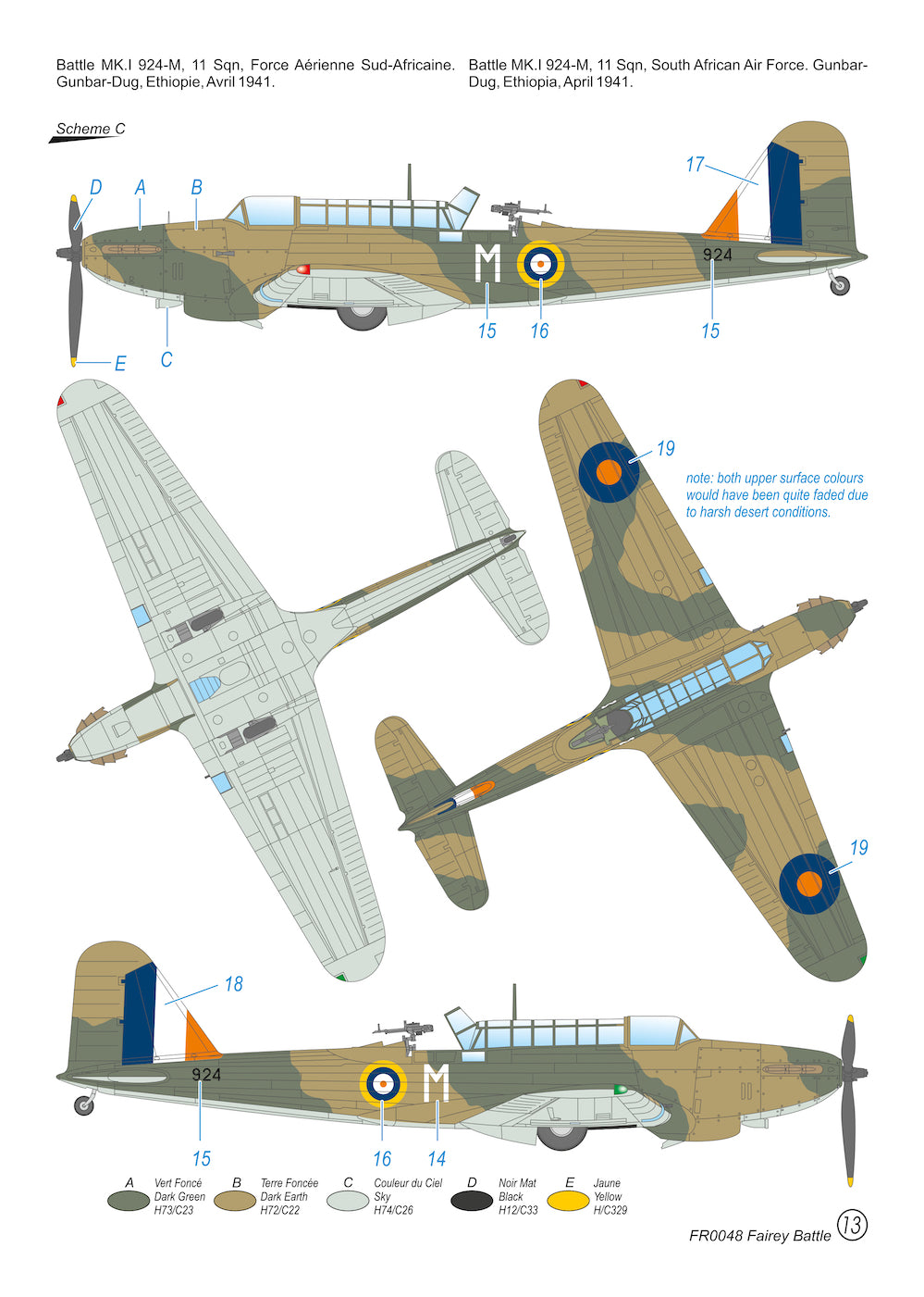 Frrom-Azur 0048 1:72 Fairey Battle Mk.I AASF