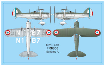 Frrom-Azur FR0050 1:72 Spad 510 at war