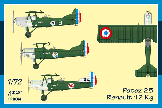 Frrom-Azur FR0053 1:72 Potez 25 Renault 12Kg.