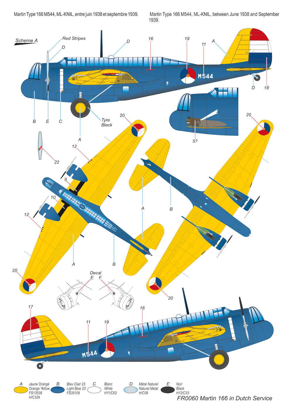 Frrom-Azur FR0060 1:72 Martin Type 166 Dutch Service