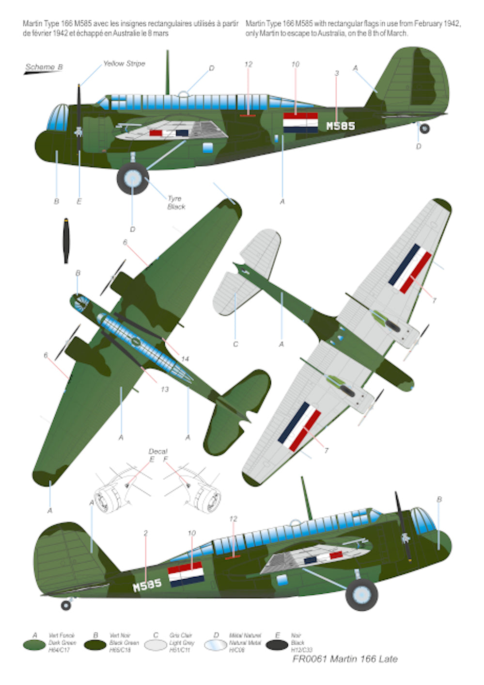 Frrom-Azur FR0061 1:72 Martin Type 166 Late