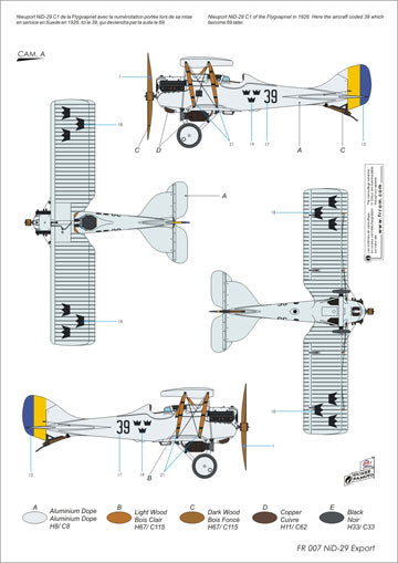 Frrom-Azur FR007 1:72 Nieuport-Delage NiD.29 Export