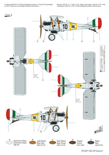 Frrom-Azur FR007 1:72 Nieuport-Delage NiD.29 Export