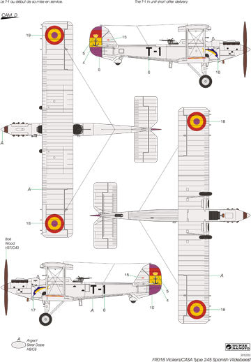 Frrom-Azur FR018 1:72 Vickers-Casa Type 245 'Spanish Vildebeest'