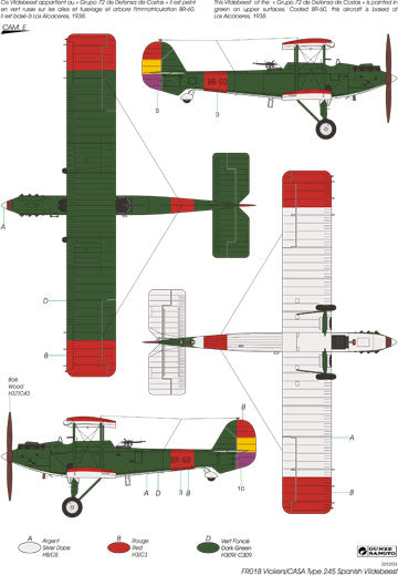 Frrom-Azur FR018 1:72 Vickers-Casa Type 245 'Spanish Vildebeest'