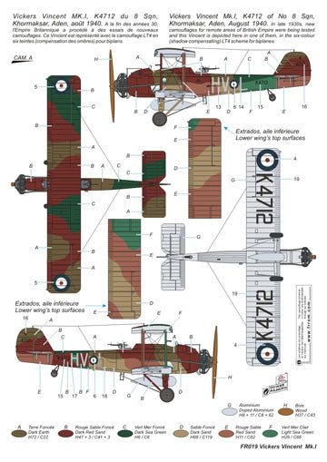 Frrom-Azur FR019 1:72 Vickers Vincent