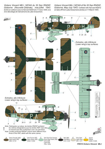 Frrom-Azur FR019 1:72 Vickers Vincent