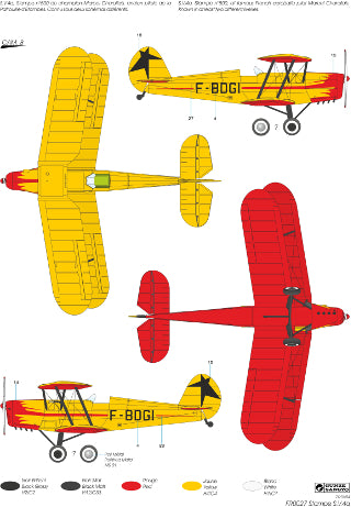 Frrom-Azur FR027 1:72 Stampe & Vertongen S.V.4 Aerobatics