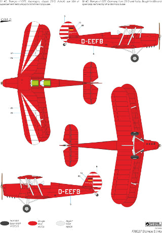 Frrom-Azur FR027 1:72 Stampe & Vertongen S.V.4 Aerobatics