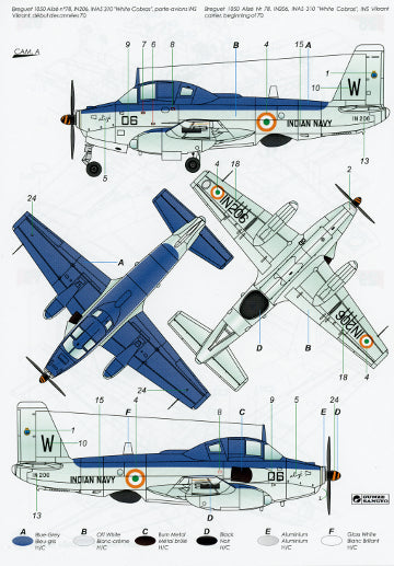 Frrom-Azur FR031 1:72 Breguet 1050 Alize 1G India