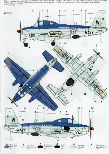 Frrom-Azur FR031 1:72 Breguet 1050 Alize 1G India