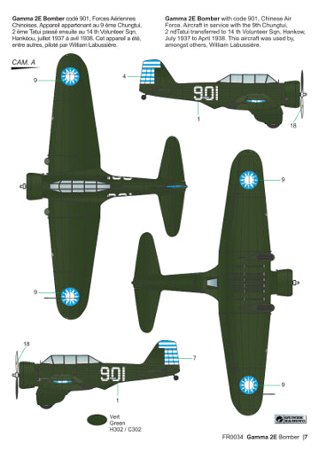 Frrom-Azur FR034 1:72 Northrop Gamma 2E Bomber