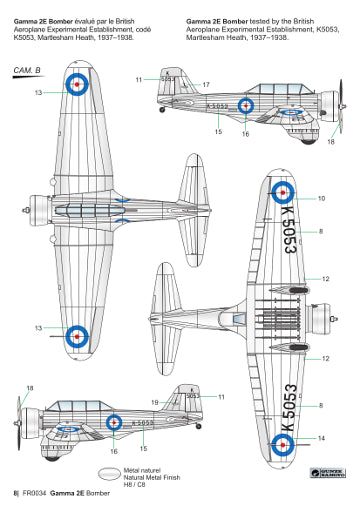 Frrom-Azur FR034 1:72 Northrop Gamma 2E Bomber