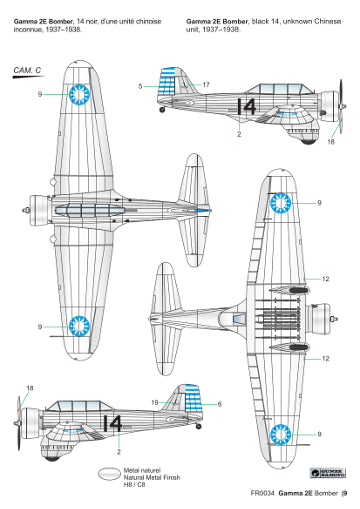 Frrom-Azur FR034 1:72 Northrop Gamma 2E Bomber