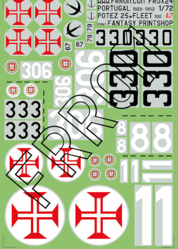 Frrom-Azur OX24 1:72 Portugal Potez 25 + Fleet 10G