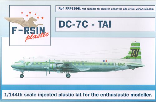 F-rsin Plastic P3998 1:144 Douglas DC-7C Decals T.A.I.