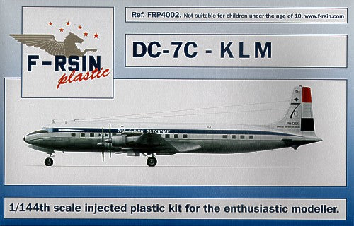 F-rsin Plastic P4002 1:144 Douglas DC-7C Decals KLM