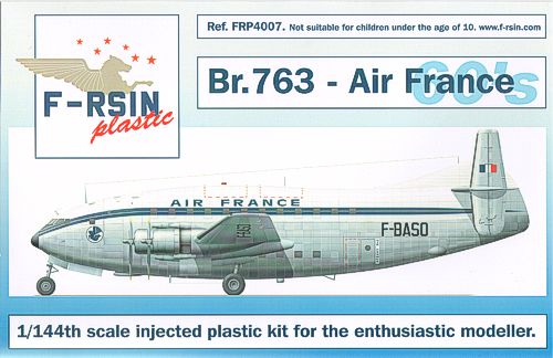F-rsin Plastic P4007 1:144 Breguet 763 Deux-Ponts - Air France 1960's