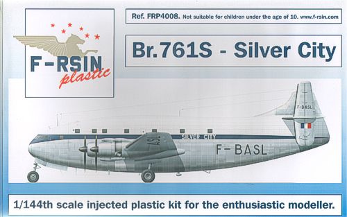 F-rsin Plastic P4008 1:144 Breguet 761S Deux-Ponts Decals Silver City