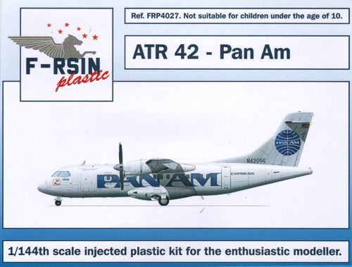 F-rsin Plastic P4027 1:144 ATR ATR-42 Decals Pan Am