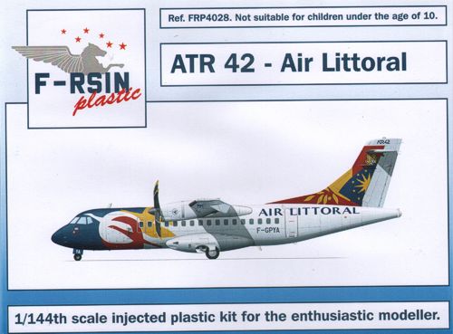 F-rsin Plastic P4028 1:144 ATR ATR-42 Decals Air Littoral