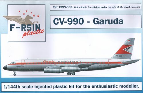 F-rsin Plastic P4033 1:144 Convair CV-990 - Garuda