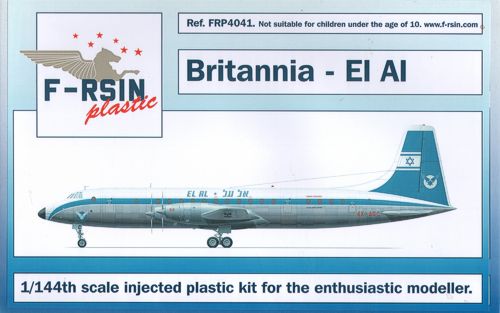 F-rsin Plastic P4041 1:144 Bristol Britannia - EL AL Israel Airlines