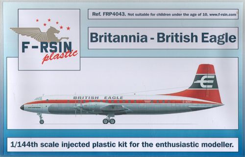 F-rsin Plastic P4043 1:144 Bristol Britannia - British Eagle