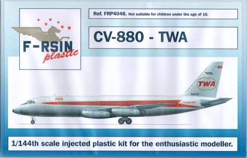 F-rsin Plastic P4046 1:144 Convair CV-880 - TWA