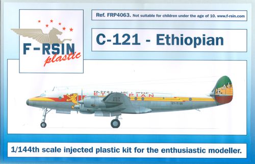 F-rsin Plastic P4063 1:144 Lockheed L-049/L-749 Constellation - Ethiopian