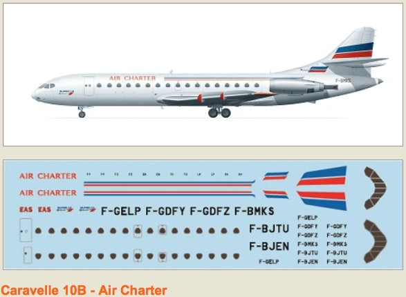 F-rsin Plastic P4077 1:144 Caravelle 10B - Air Charter