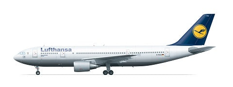 F-rsin Plastic P4079 1:144 Airbus A300-600 - Lufthansa
