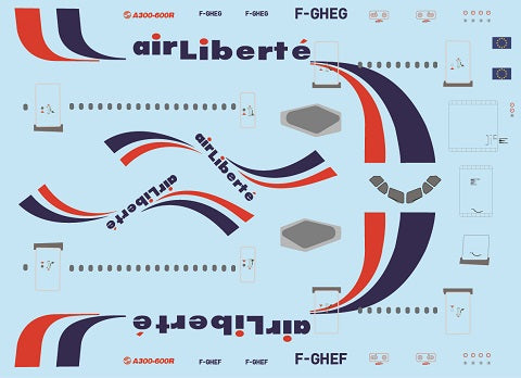 F-rsin Plastic P4084 1:144 Airbus A300-600 - Air Liberte