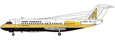 F-rsin Plastic P4089 1:144 Fokker F-28-4000 - Air Anglia