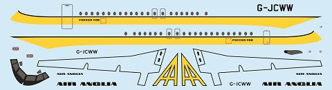 F-rsin Plastic P4089 1:144 Fokker F-28-4000 - Air Anglia