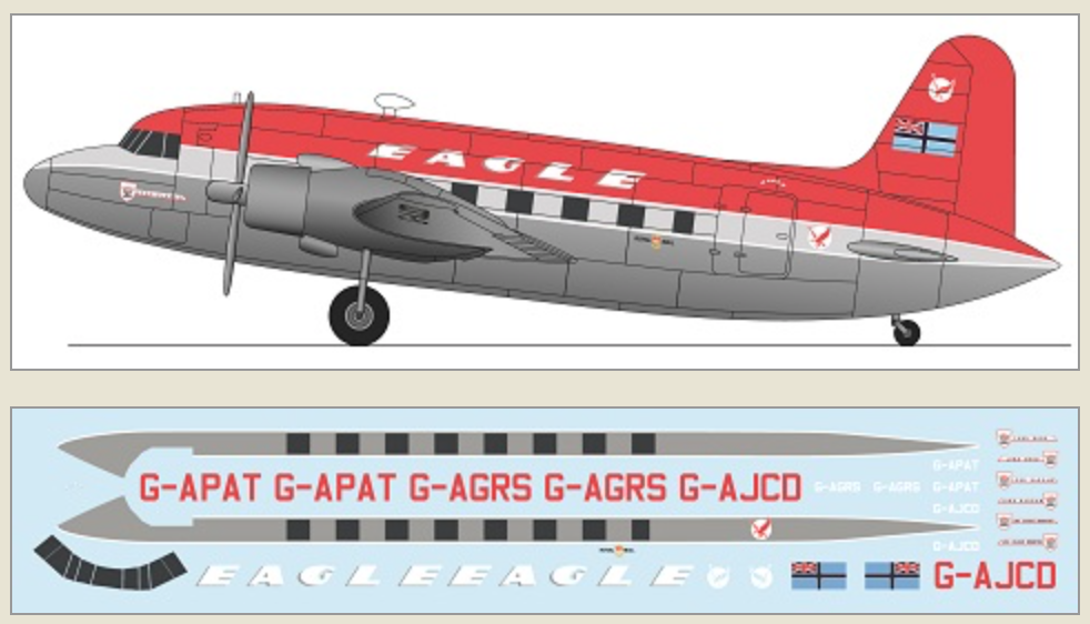 F-rsin Plastic P4129 1:144 Vickers Viking - Eagle