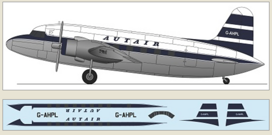 F-rsin Plastic P4130 1:144 Vickers Viking - Autair
