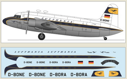 F-rsin Plastic P4135 1:144 Vickers Viking - Lufthansa