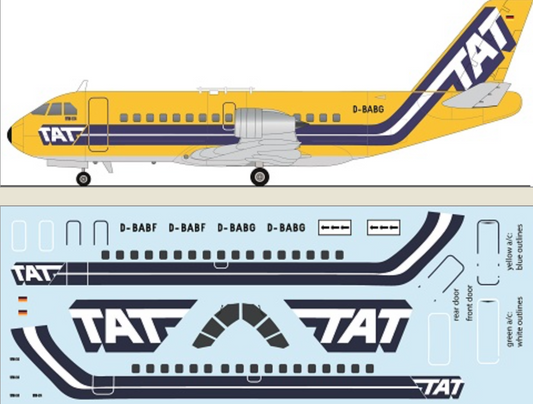 F-rsin Plastic P4136 1:144 VFW-614 - TAT