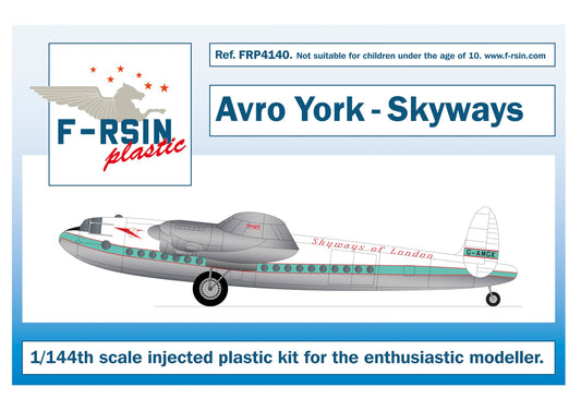 F-rsin Plastic FRP4140 1:144 Avro York Skyways of London