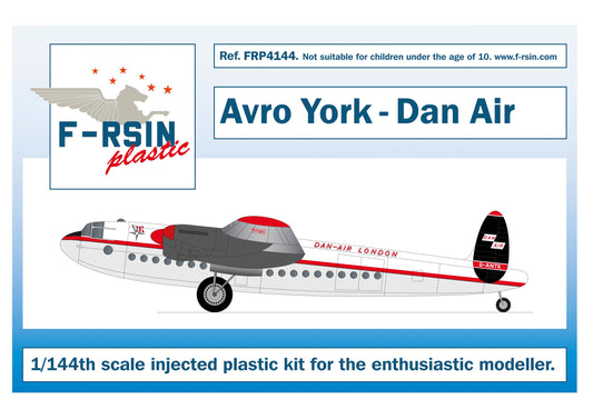 F-rsin Plastic FRP4144 1:144 Avro York Dan-Air London G-ANTK