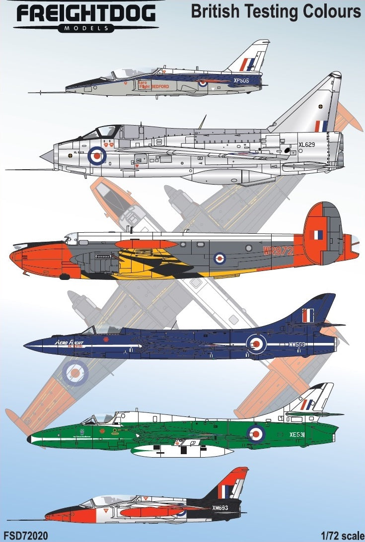Freightdog D72020 1:72 British Testing Colours