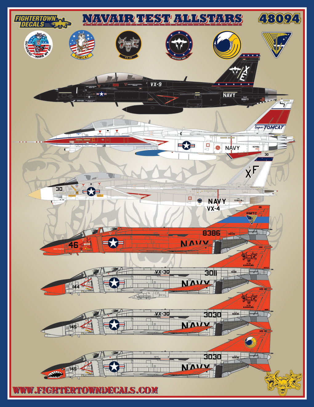 Fightertown 48094 1:48 Navair Test Allstars