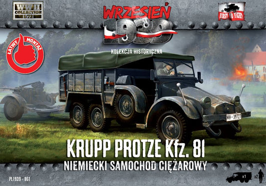 First To Fight Kits 061 1:72 Krupp-Protze 81 German Truck